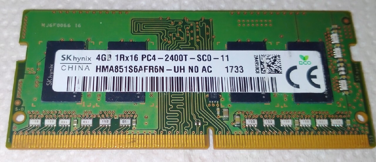 RAM SO-DIMM DDR4 4GB / PC2400 / UB / Hynix